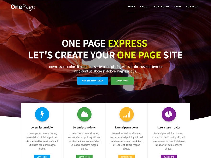 one-page-express